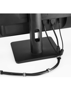 Correas de Cable Reutilizables YOJOCK 1cm x 4.88m Negro 2