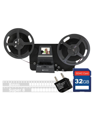 Digitalizador de Películas Wolverine Pro 8mm y Super 8 a MP4