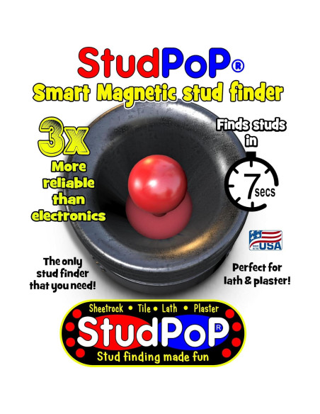 Buscador de Clavos Magnético StudPoP Original - Sin Baterías