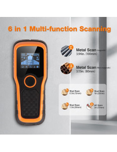 Buscador de Estudio DMITER TH810 6 en 1 Pantalla LCD 2