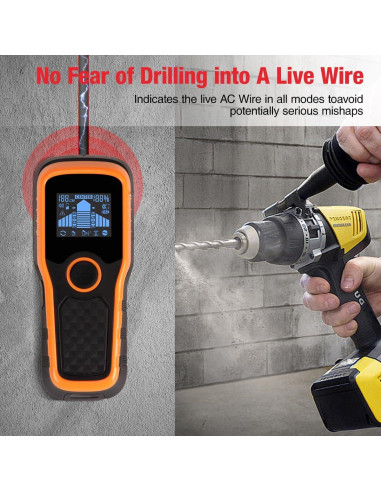 Buscador de Estudio DMITER TH810 6 en 1 Pantalla LCD