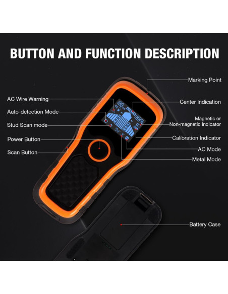 Buscador de Estudio DMITER TH810 6 en 1 Pantalla LCD