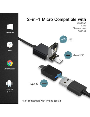 Cámara de limpieza de cañones Teslong para rifles calibres .20+