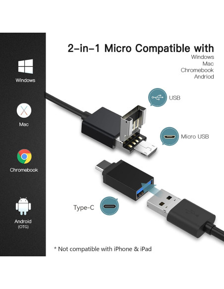 Cámara de limpieza de cañones Teslong para rifles calibres .20+