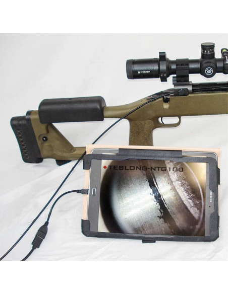 Cámara de limpieza de cañones Teslong para rifles calibres .20+
