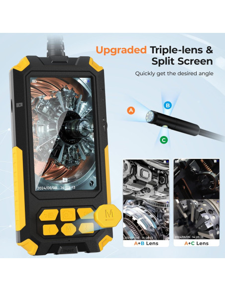 Cámara Endoscopio ADvancore 10M IP68 1080P Luz LED Cámara Endoscopio ADvancore 10M IP68 1080P Luz LED