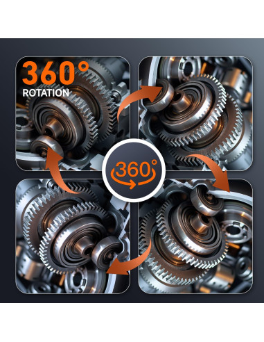 Cámara Endoscópica Oiiwak 3.9mm HD Pantalla 4.3" IP68