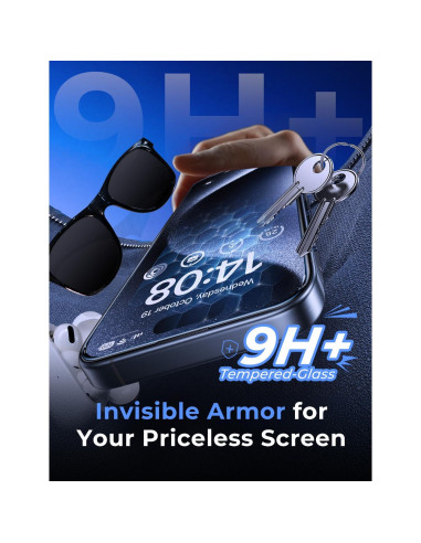 Protector de Pantalla Vidrio Templado MAGIC JOHN para iPhone 15 Pro 6.1"