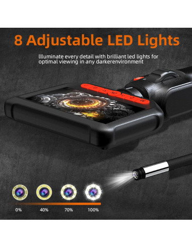 Cámara Endoscópica Articulada Daxiongmao S43 1.52m HD