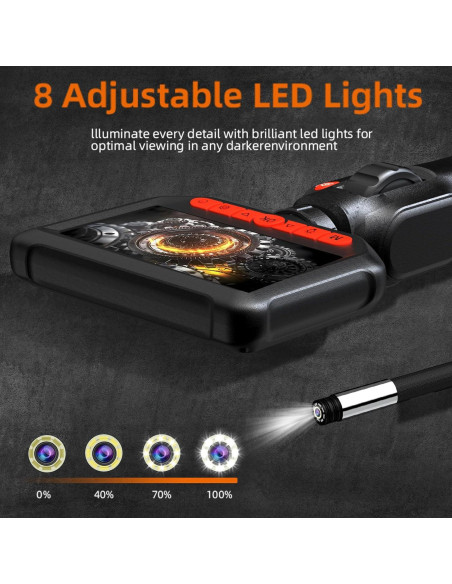 Cámara Endoscópica Articulada Daxiongmao S43 1.52m HD