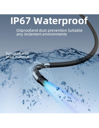 Cámara Endoscópica Articulada Daxiongmao S43 1.52m HD