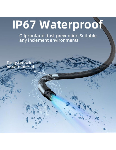 Cámara Endoscópica Articulada Daxiongmao S43 1.52m HD