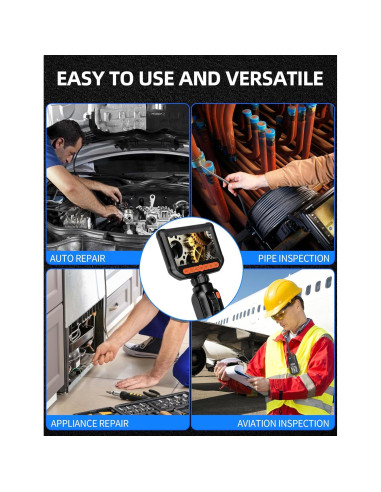 Cámara Endoscópica Articulada Daxiongmao S43 1.52m HD