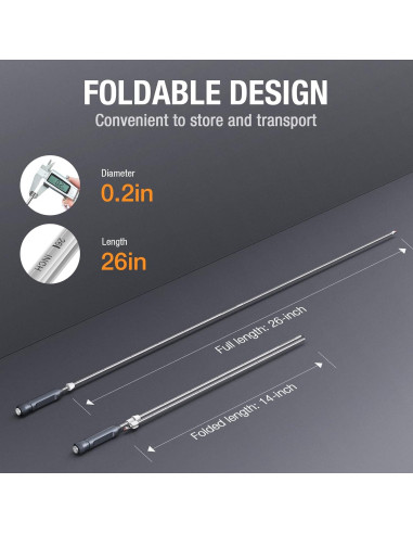 Borescope Rifle Teslong NTG200H 0.51 cm Enfoque Manual