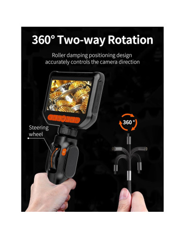 Cámara Endoscópica Articulada Daxiongmao S43 1.52m HD