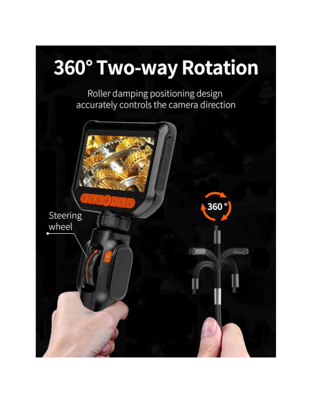 Cámara Endoscópica Articulada Daxiongmao S43 1.52m HD