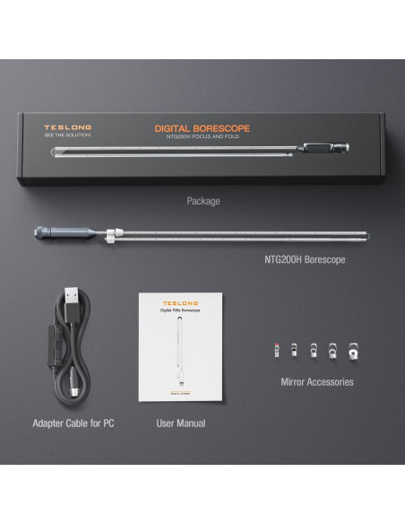 Borescope Rifle Teslong NTG200H 0.51 cm Enfoque Manual