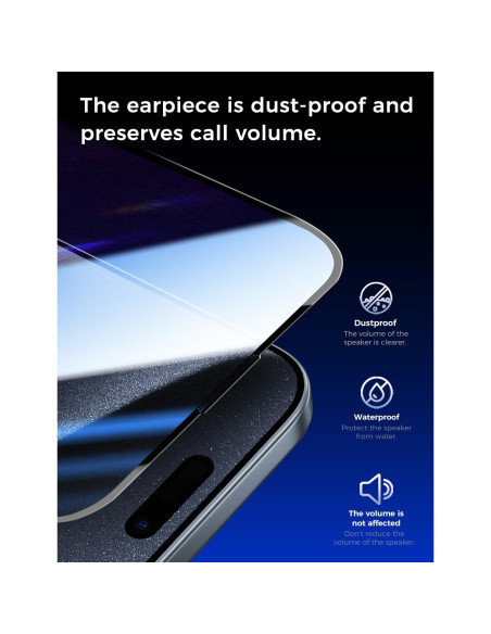 Protector de Pantalla Vidrio Templado MAGIC JOHN para iPhone 15 Pro 6.1" Protector de Pantalla Vidrio Templado MAGIC JOHN para iPhone 15 Pro 6.1"