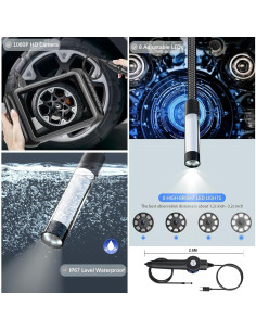 Cámara de Inspección XTOOL XV200 2MP 1080P HD Impermeable 2