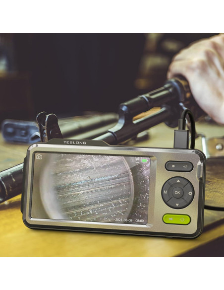 Borescope Teslong 5" con Cámara para Rifles y Limpieza