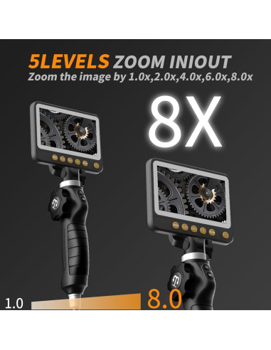 Endoscopio Articulado Dearsee ZX1-P1 con Luz 3,05m 8X