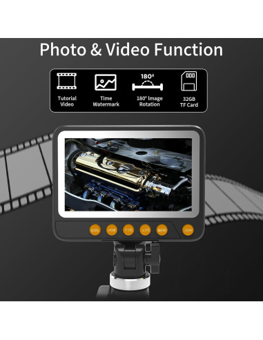 Endoscopio Articulado Dearsee ZX1-P1 con Luz 3,05m 8X