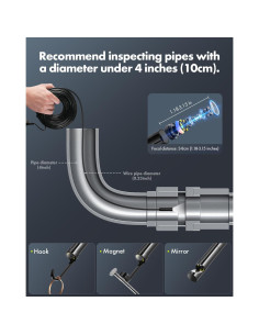 Cámara de Inspección Anykit AN430 con Pantalla HD 10,06 m 2