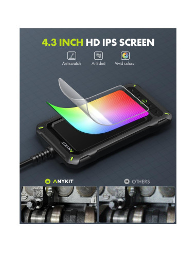 Cámara de Inspección Anykit AN430 con Pantalla HD 10,06 m