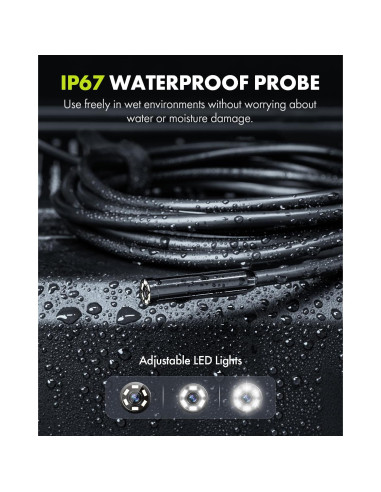 Cámara de Inspección Anykit AN430 con Pantalla HD 10,06 m