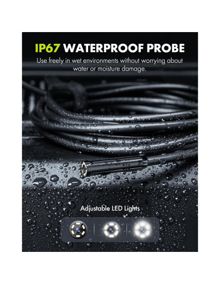 Cámara de Inspección Anykit AN430 con Pantalla HD 10,06 m