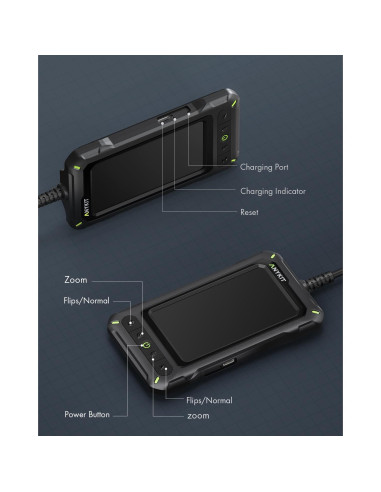 Cámara de Inspección Anykit AN430 con Pantalla HD 10,06 m