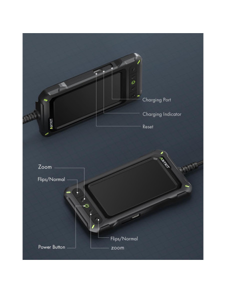 Cámara de Inspección Anykit AN430 con Pantalla HD 10,06 m