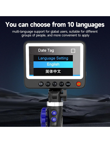 Endoscopio Industrial Gzpce FRDS650 6.4mm Pantalla 12.7cm