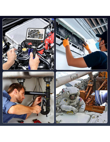 Endoscopio Industrial Gzpce FRDS650 6.4mm Pantalla 12.7cm