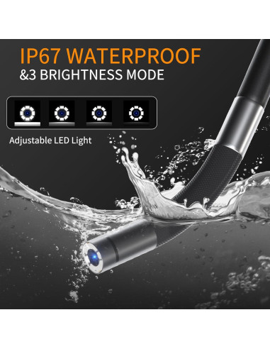 Endoscopio Articulado Dearsee ZX2-D1 con Luz y Zoom 8X