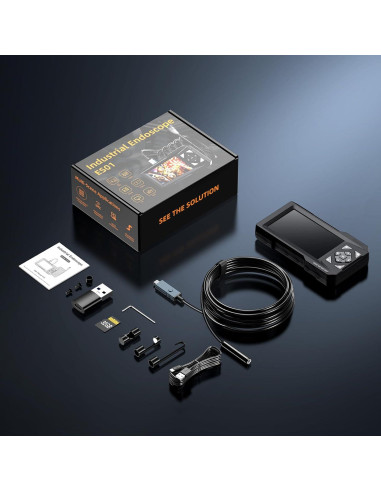 Endoscopio Industrial Hayve 4.3" HD IP67 5m con LED