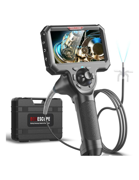 Cámara Borescopio Articulada Ralcam 6mm 360 con Luz LED