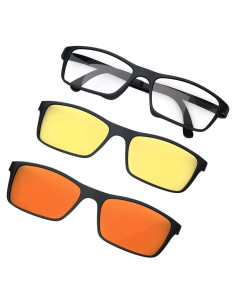 Gafas Bloqueadoras de Luz Azul DefenderShield 2 en 1 Clip-On