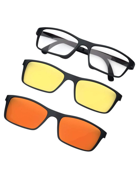 Gafas Bloqueadoras de Luz Azul DefenderShield 2 en 1 Clip-On