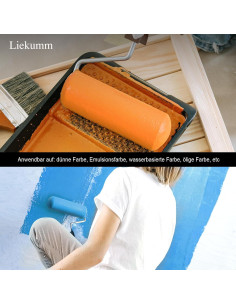 Rodillos de pintura de espuma LIEKUMM 2" - Paquete de 10 2