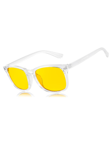 Gafas de Conducción FEISEDY Lentes Amarillas UV Protección