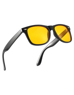 Gafas de Luz Azul Glclrs Cuadradas Amarillas para Adultos