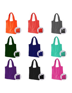 Bolsas de Compras Reutilizables B.F.star - Paquete de 9 Multicolor