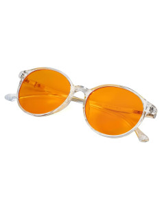 Gafas LIKSMU Bloqueo Luz Azul Naranja 99.99% 52mm