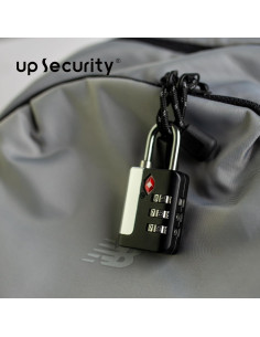 Candado TSA de Combinación UP Security 3 Dígitos Negro 2