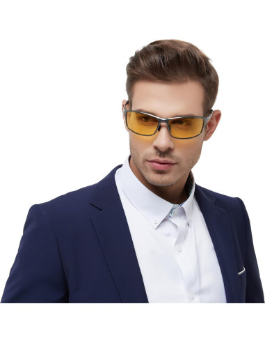 Gafas de Conducir Nocturna Polarizadas UV400 - Metal Gun