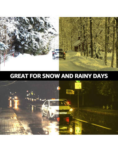 Gafas de Conducción Nocturna SIPHEW Polarizadas Amarillas