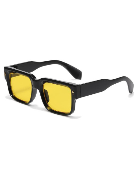 Gafas de sol HJSTES cuadradas retro UV400 para unisex