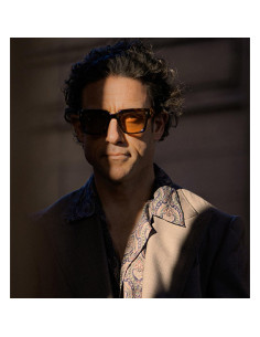 Gafas de sol HJSTES cuadradas retro UV400 para unisex 2