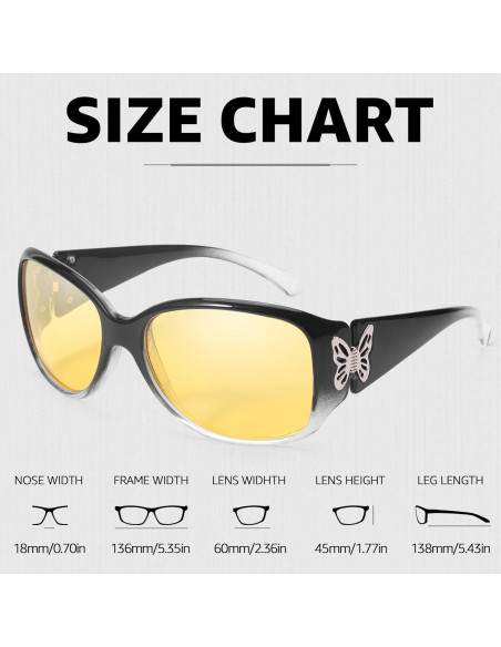 Gafas de Visión Nocturna Myiaur Amarillas Polarizadas